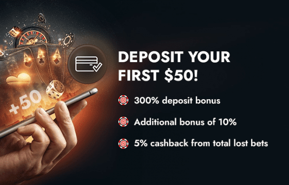 Exclusive bonus conditions within the "DEPOSIT 50$" promotion